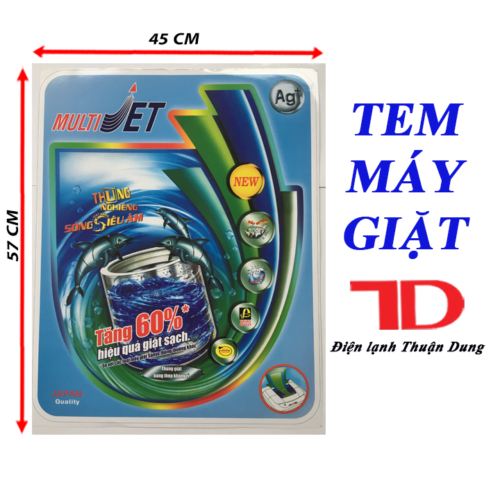 Tem dán máy giặt, Tem máy giặt - Điện Lạnh Thuận Dung