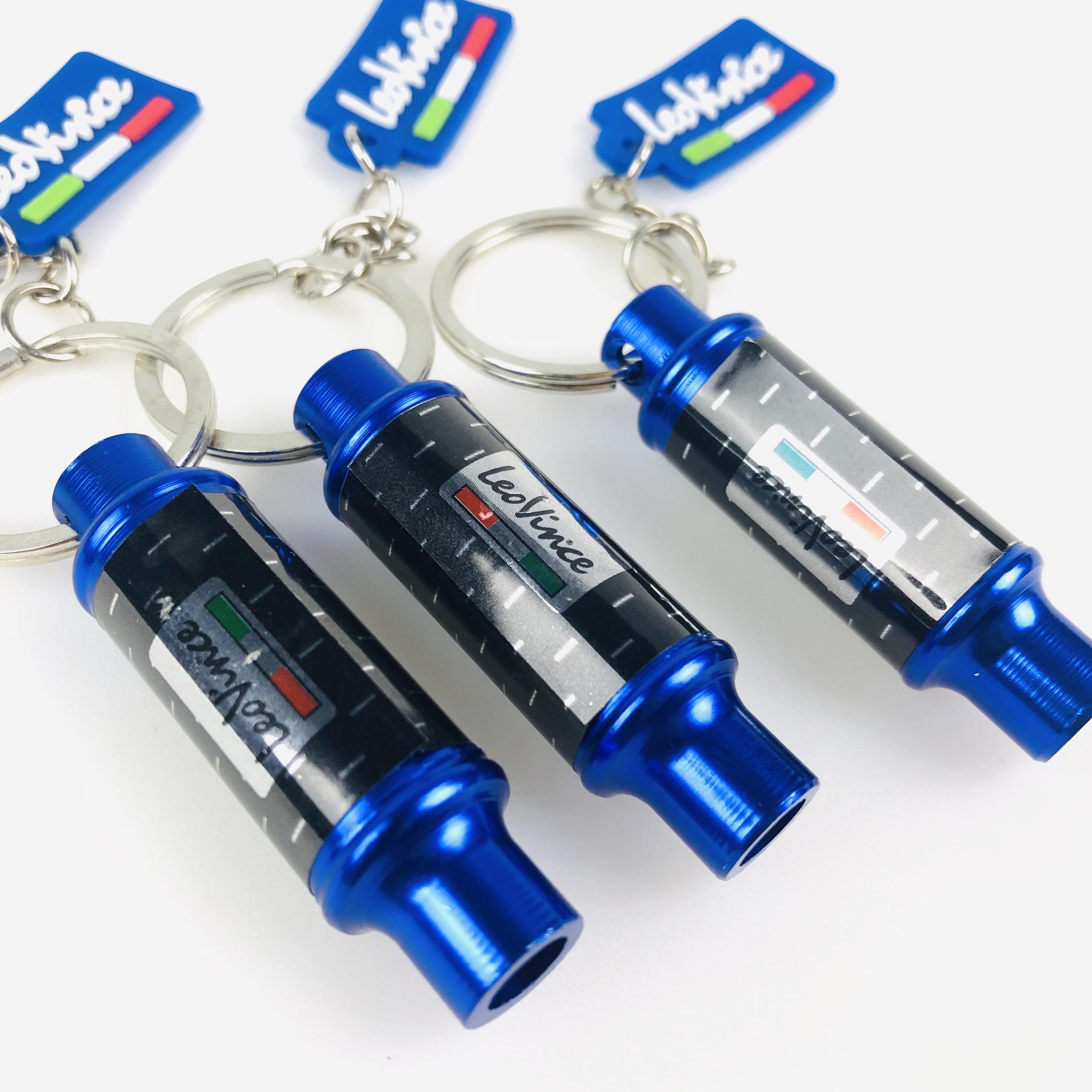 [HCM]Bộ móc khóa hình pô xe leovince (hợp kim nhôm nguyên khối) 1 cái _hình thật