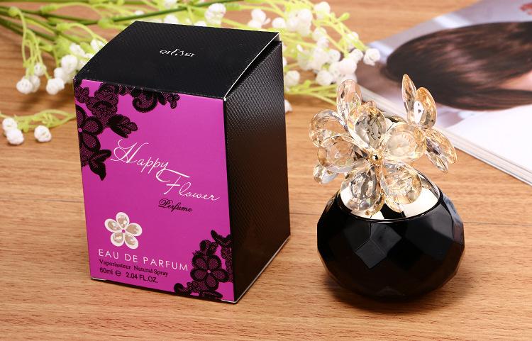 Nước hoa nữ cao cấp Happy Flower ngọt thơm quyến rũ lưu hương lâu chai 60ml