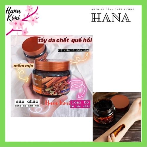Tẩy tế bào chết body quế hồi