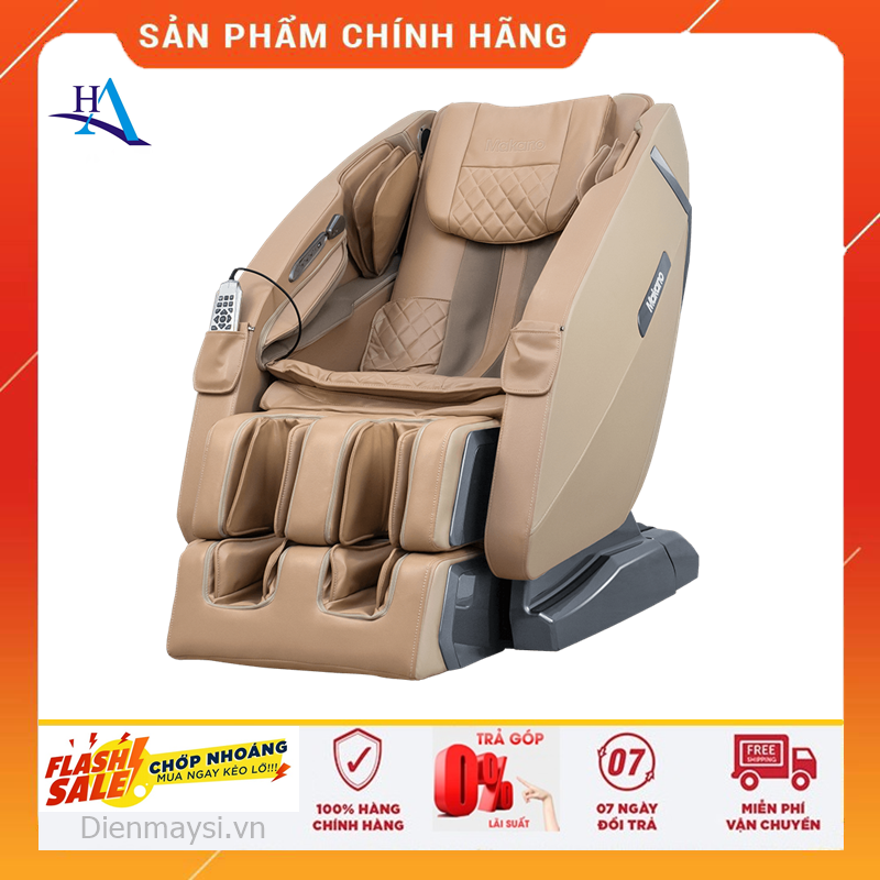 Ghế massage makano mkgm-20002 -công nghệ massage 3d -10 chương trình massage -điều khiểnbằng giọng nói -bh 3 năm