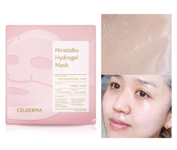 Mặt Nạ Đắp Mặt Thạch Sinh Học Cấp Ẩm, Đàn Hồi, Căng Bóng Da Celderma Ninetalks Hydrogel Mask 30g
