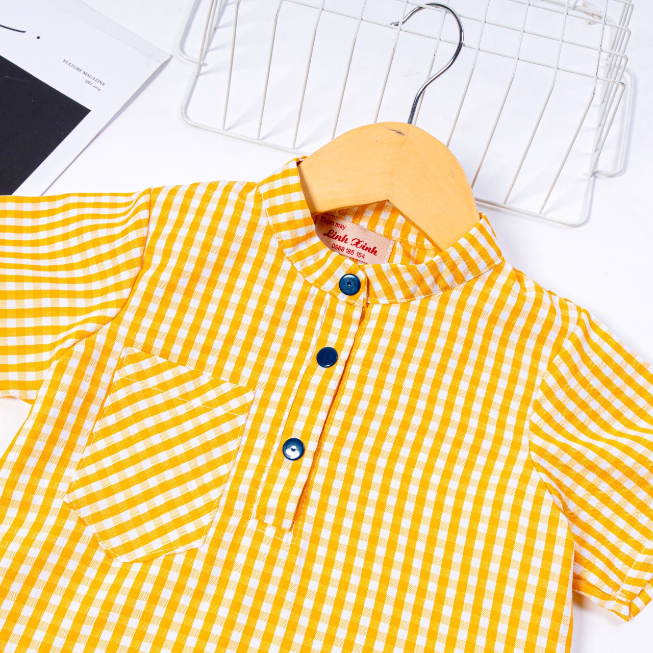 [HCM]Set cặp cho bé trai bé gái caro