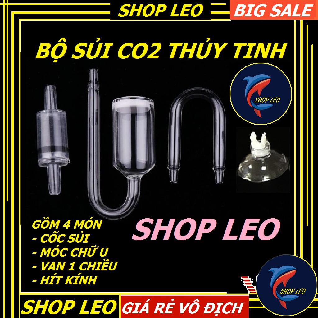 Sủi CO2 thủy tinh - full bộ - Sủi Co2 siêu mịn - phụ kiện thủy sinh - Shopleo