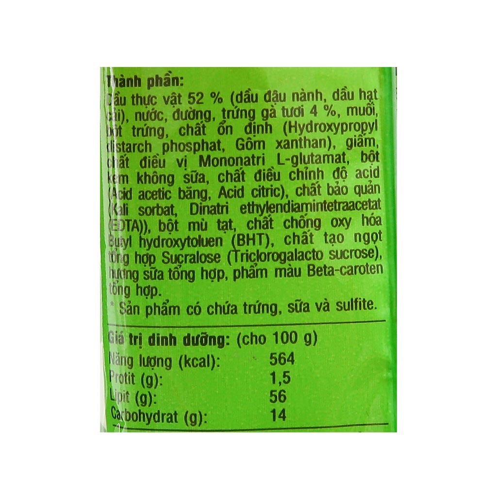 Sốt mayonnaise Ajimayo chai (130g-260g)