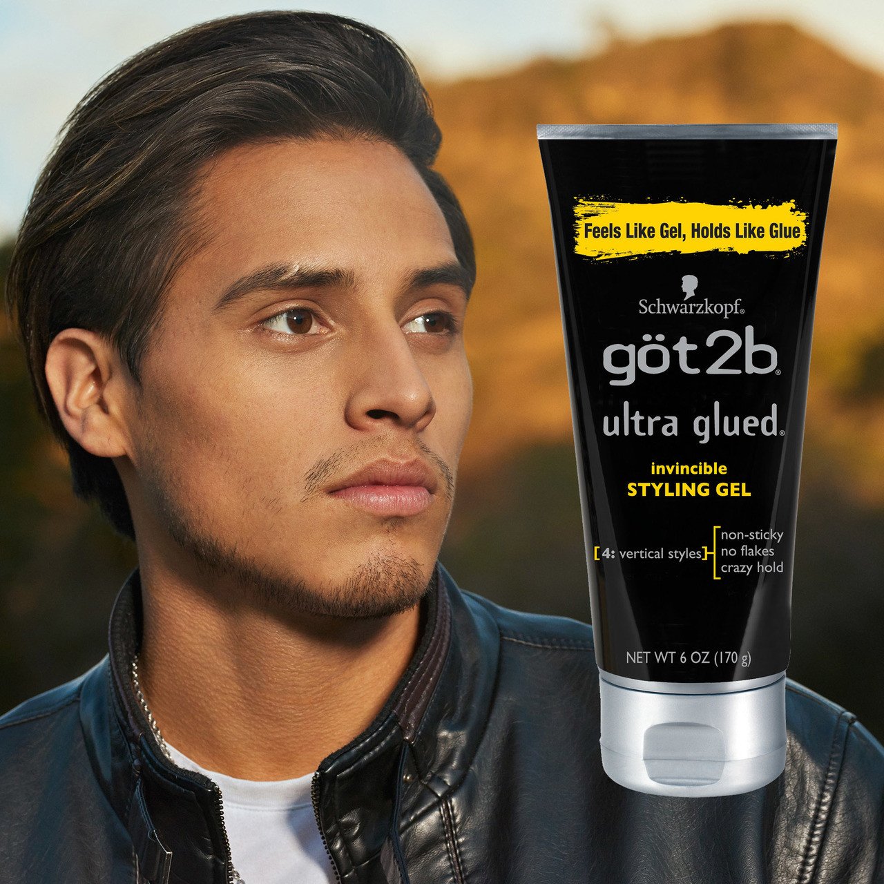 Gel tạo kiểu tóc schwarzkopf got2b ultra glued invincible styling gel 170g