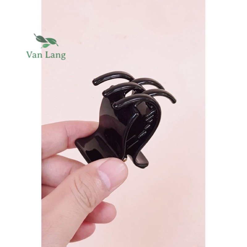 Kẹp tóc 5 răng, kẹp càng cua, kẹp tóc càng cua màu đen bóng