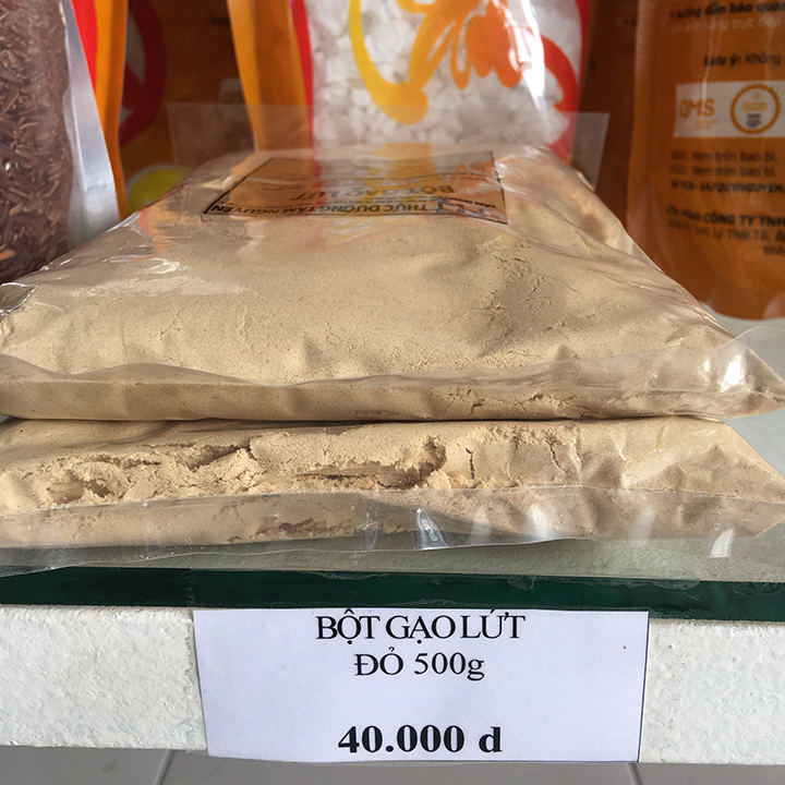 Bột gạo lứt đỏ Organic Việt Nam đã rang 500g