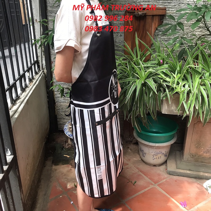 Tạp dề mặc cắt tóc BARBER