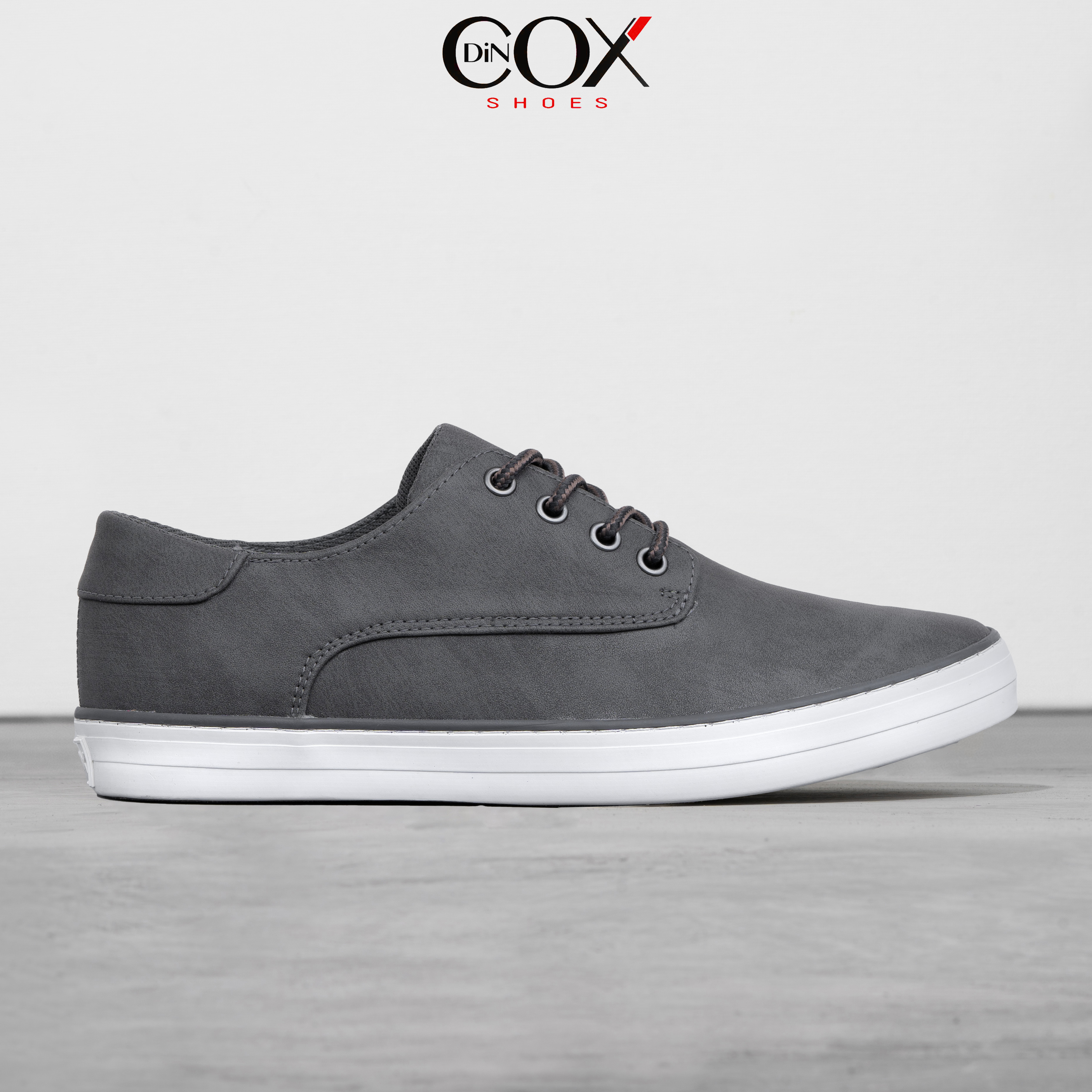 Giày Sneaker Da Nam DINCOX E11 Charcoal Sang Trọng Lịch Thiệp