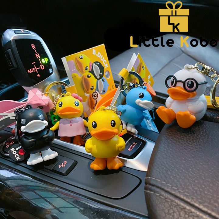 Móc Khóa Con Vịt Vàng B.Duck Quà Tặng Dễ Thương