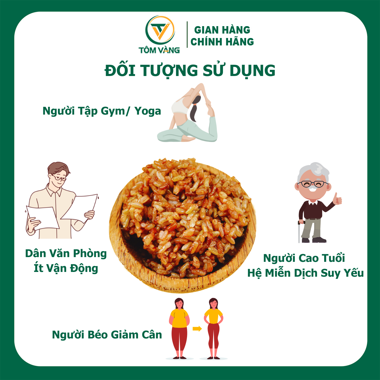 Combo 2Kg Gạo Lứt Dẻo Điện Biên (Mỗi Túi 1Kg Hút Chân Không)
