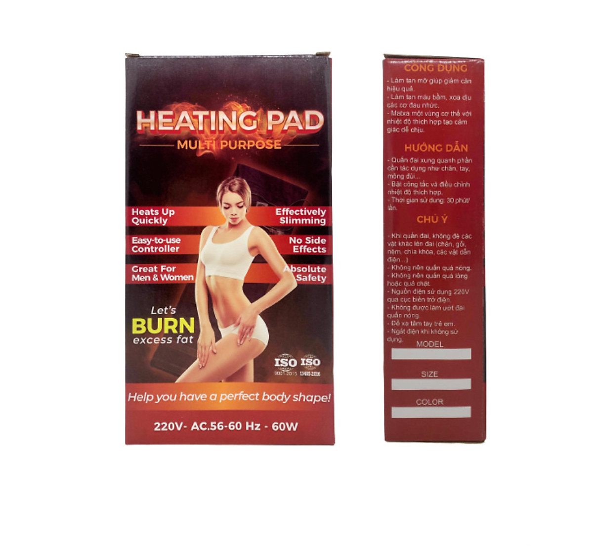 ĐAI ĐÔI QUẤN NÓNG TAN MỠ HEATINGPAD