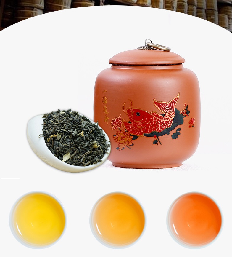 Hũ, Bình đựng trà bằng gốm (cỡ lớn, rất khít)