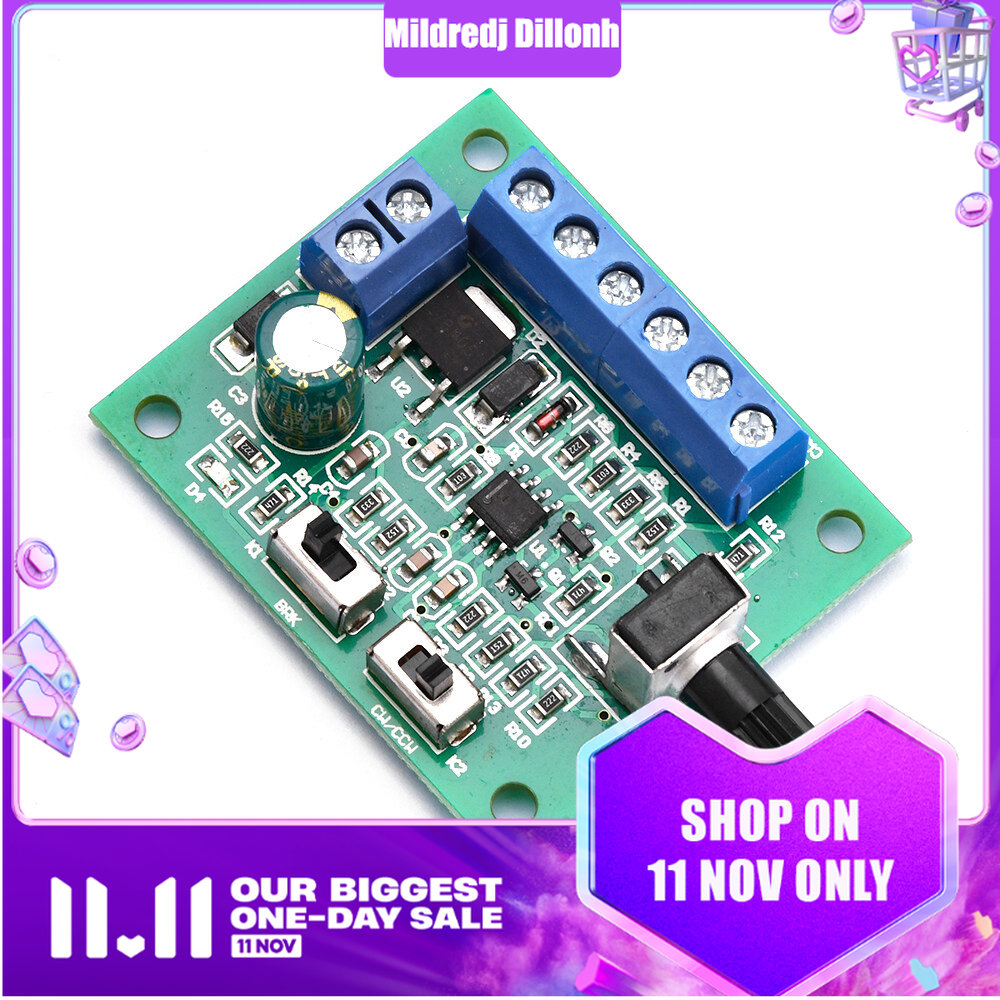 DC 8-24V Brushless DC Motor Governor with Drive Brushless Motor PWM Speed Control Board Forward Reverse Switch