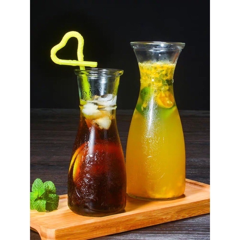 [HCM]LY THUỶ TINH EO TRÀ SỮA 350ml IN CHỮ LOVE