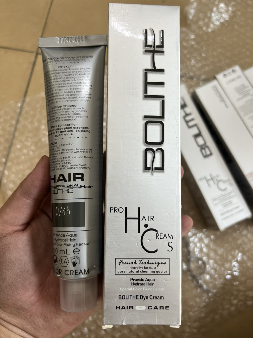 Thuốc nhuộm tóc Bolithe 100ml
