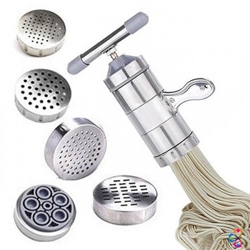 Khuôn Làm Bánh Lọt, Dụng Cụ Làm Bún Mì Tươi 5 Đầu Inox Cao Cấp, Máy Làm Bún Mì Mini Gia Đình An Toàn, dụng cụ làm mì, máy làm mì Chất Lượng, Hiệu Quả