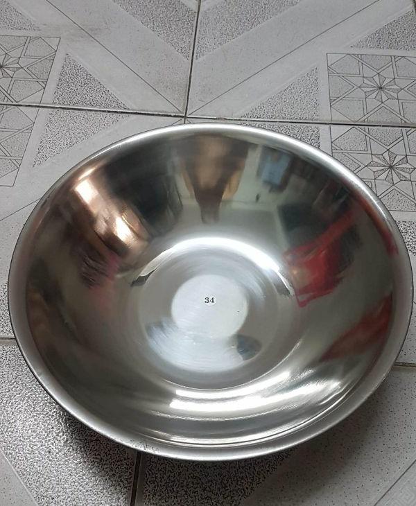 [HCM]Combo 5 cái thau inox từ 32cm đến 45cm