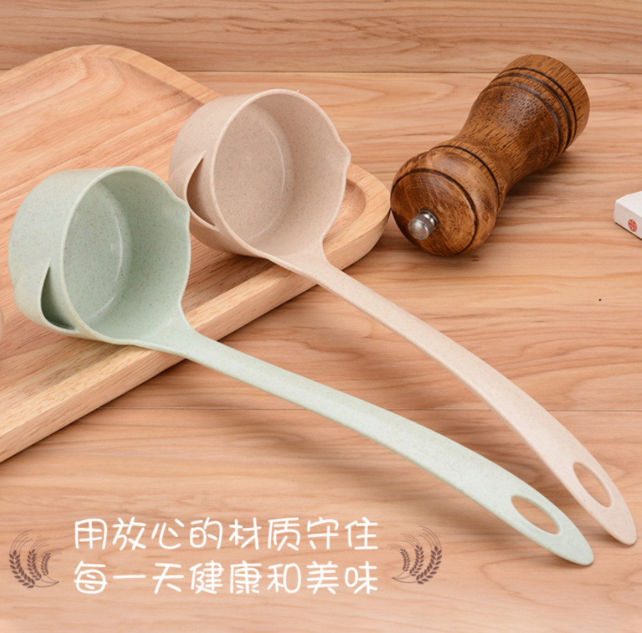 Muỗng canh lúa mạch lọc dầu mỡ 2in1 thông minh