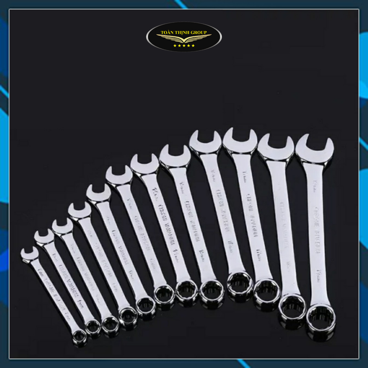 [Hàng Xịn] Cờ Lê Vòng Miệng YETI Các Cỡ Từ 6mm - 19mm Chính Hãng Đài Loan, Chuẩn USA, Thép Hợp Kim Cao Cấp Chống Rỉ