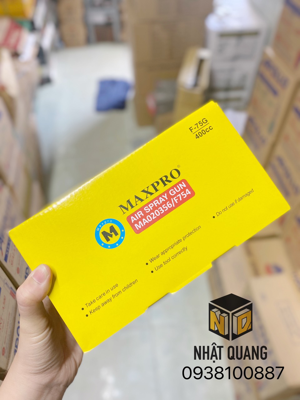 Súng phun sơn MAXPRO F-75G Vít tu lê phun sơn