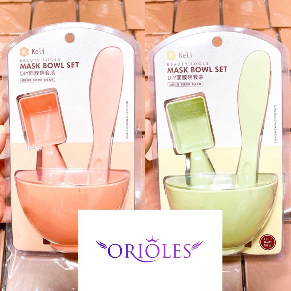 Bộ chén pha mặt nạ cao cấp Keli beauty tools mask bowl set