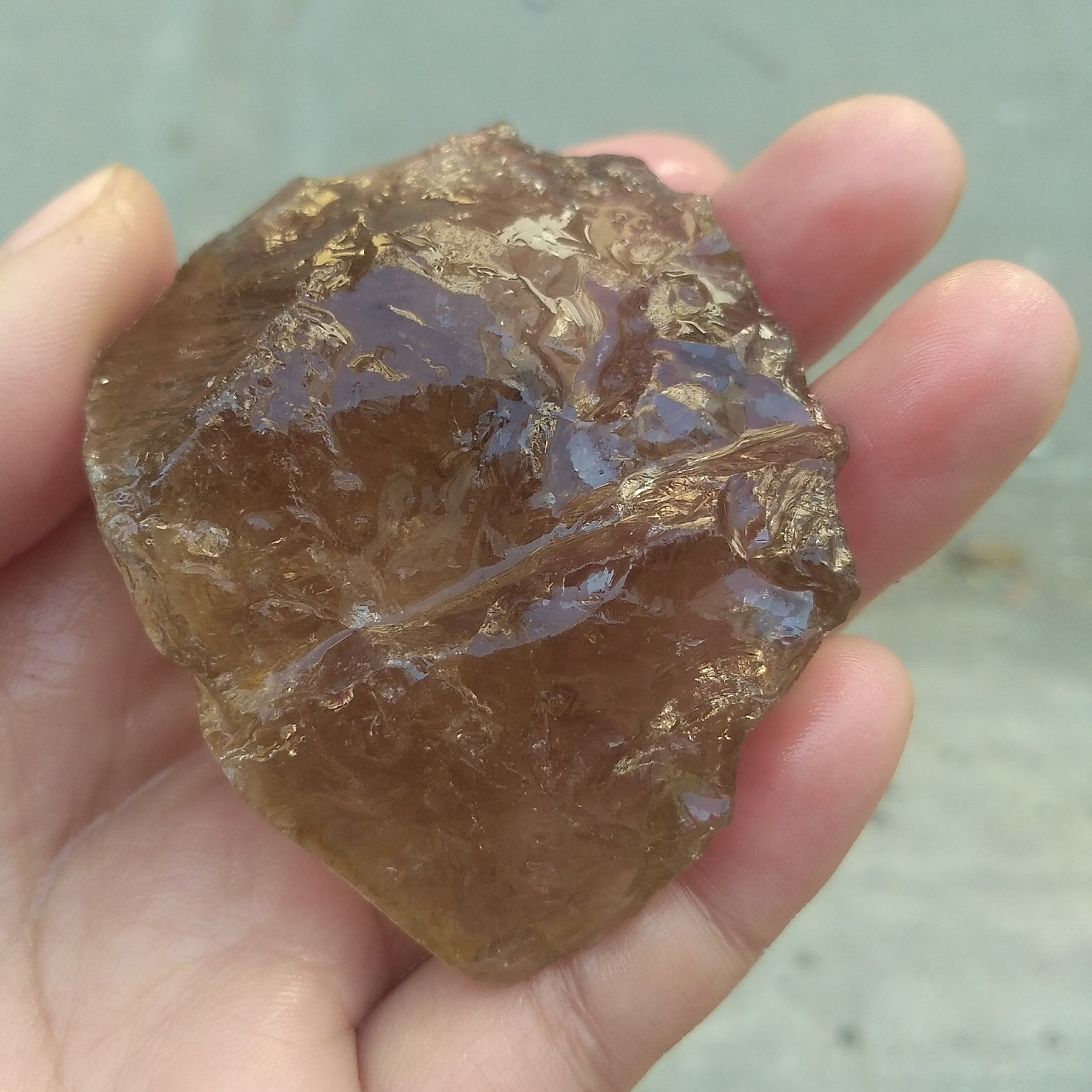1000GR Đá Thô Thạch Anh Khói