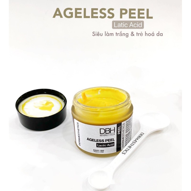 Thay da hoá học Ageless peel DBH trẻ hoá da xoá mụn thâm nám