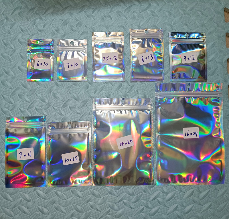 ( HÀNG NHẬP) Túi zip hologram 1set 10túi