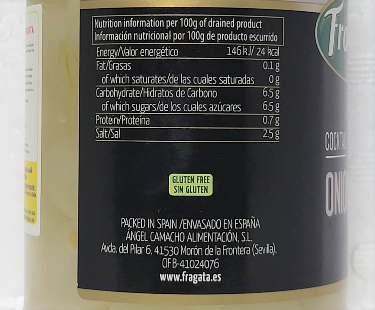 [Lọ 345g] CỦ HÀNH TÂY NGÂM [Spain] FRAGATA Cocktail Onions (tgc)