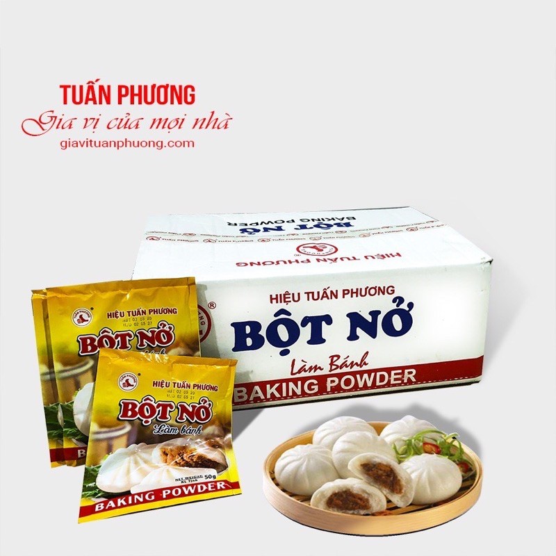 Bột nở làm bánh 50g (hiệu Tuấn Phương) / Baking powder 50g
