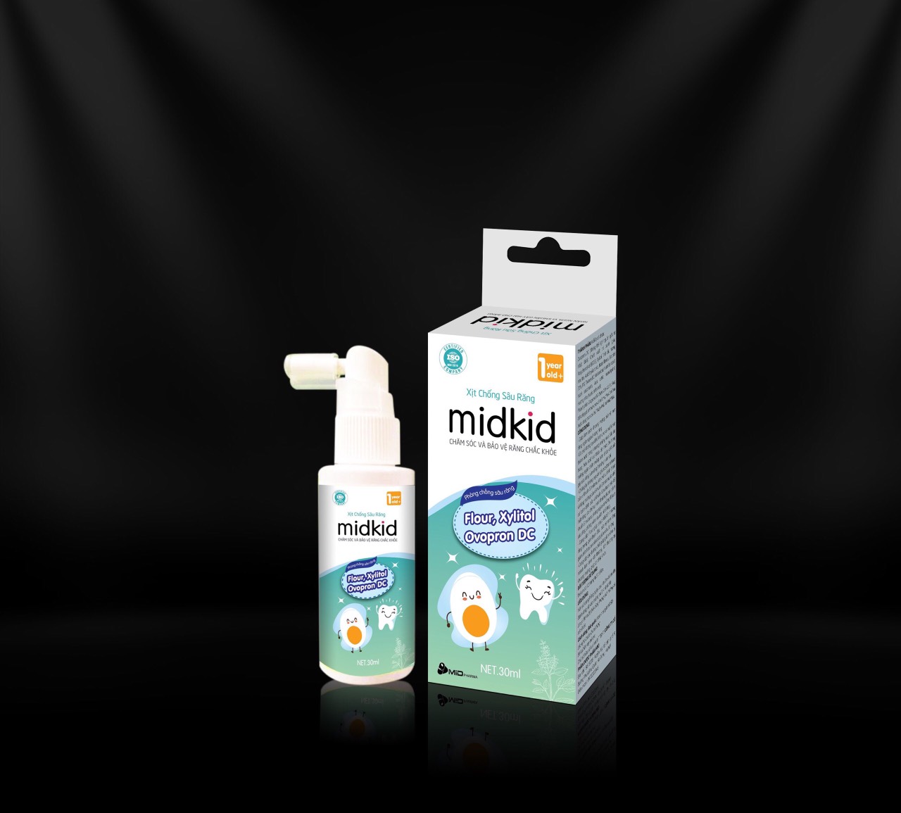 [Hàng chính hãng] xịt chống sâu răng Midkid