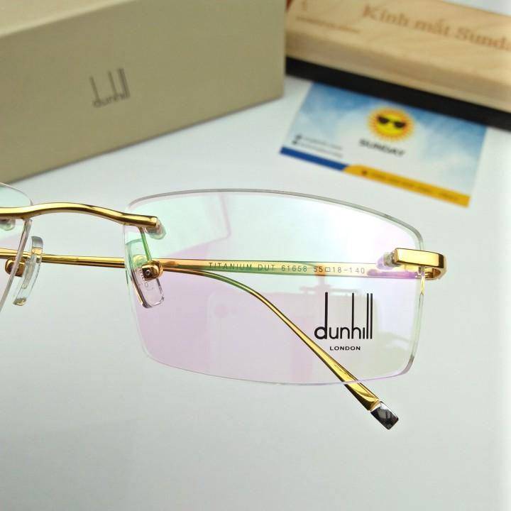 Gọng kính cận titanium mạ vàng duhil TT16