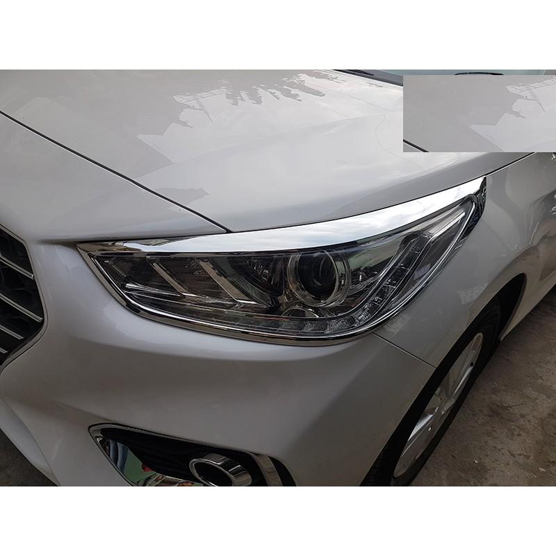 Bộ ốp viền đèn pha xe HUyndai Accent 2018-2020