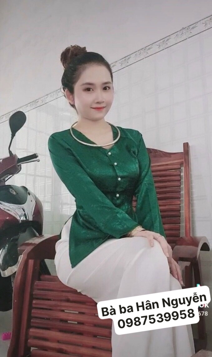 BÀ BA GẤM ĐÁ CỔ TIM CAO CẤP(ÁO LẺ)