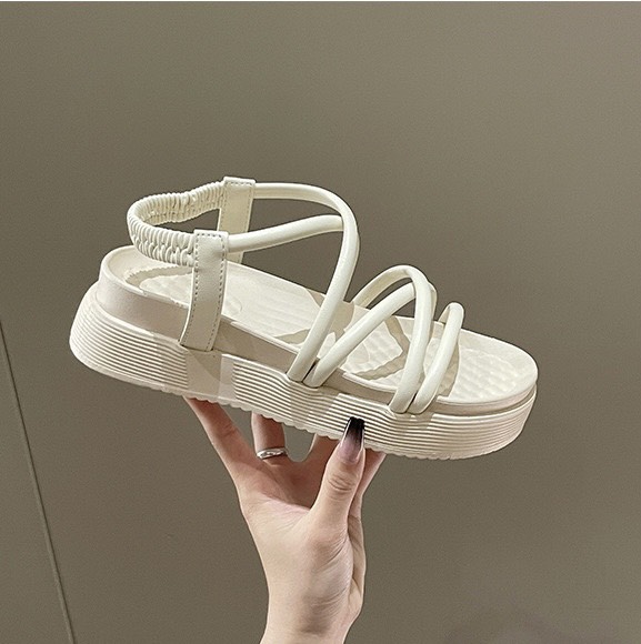 HOÀN TIỀN 15% - Giày sandal nữ dây mảnh đế độn 5cm cực xinh xăng đan quai hậu đi học đi chơi bền đẹp