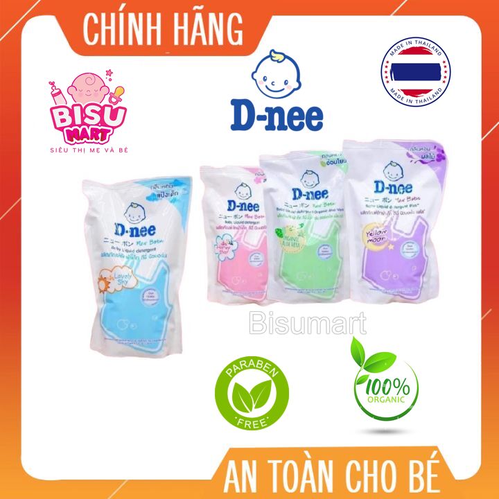 Nước giặt xã Dnee cho Bé Túi 1400ml - Hàng chuẩn Thái Lan đủ Hương