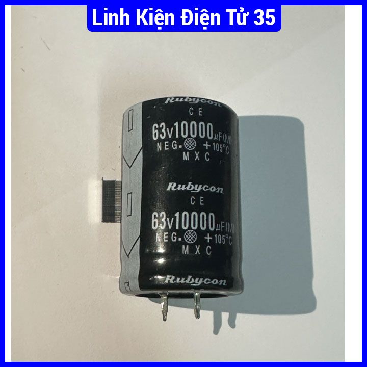 Tụ hoá phân cực 63V điện dung 1000uF