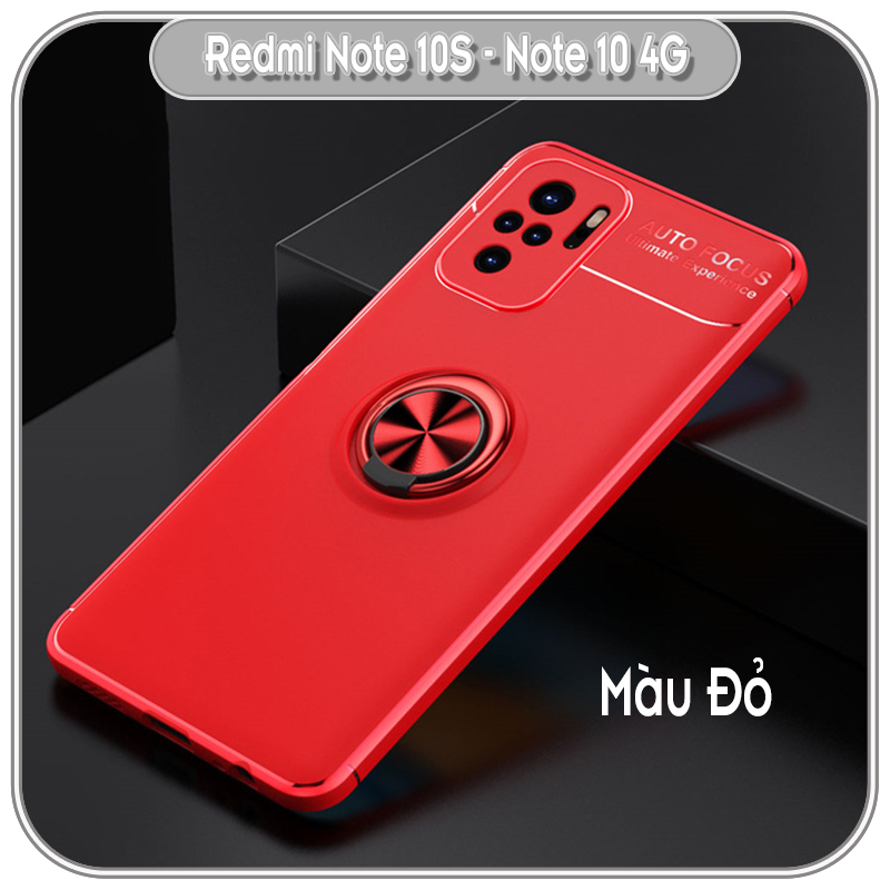 Ốp lưng cho Xiaomi Redmi Note 10 - Note 10S chống sốc iRing auto