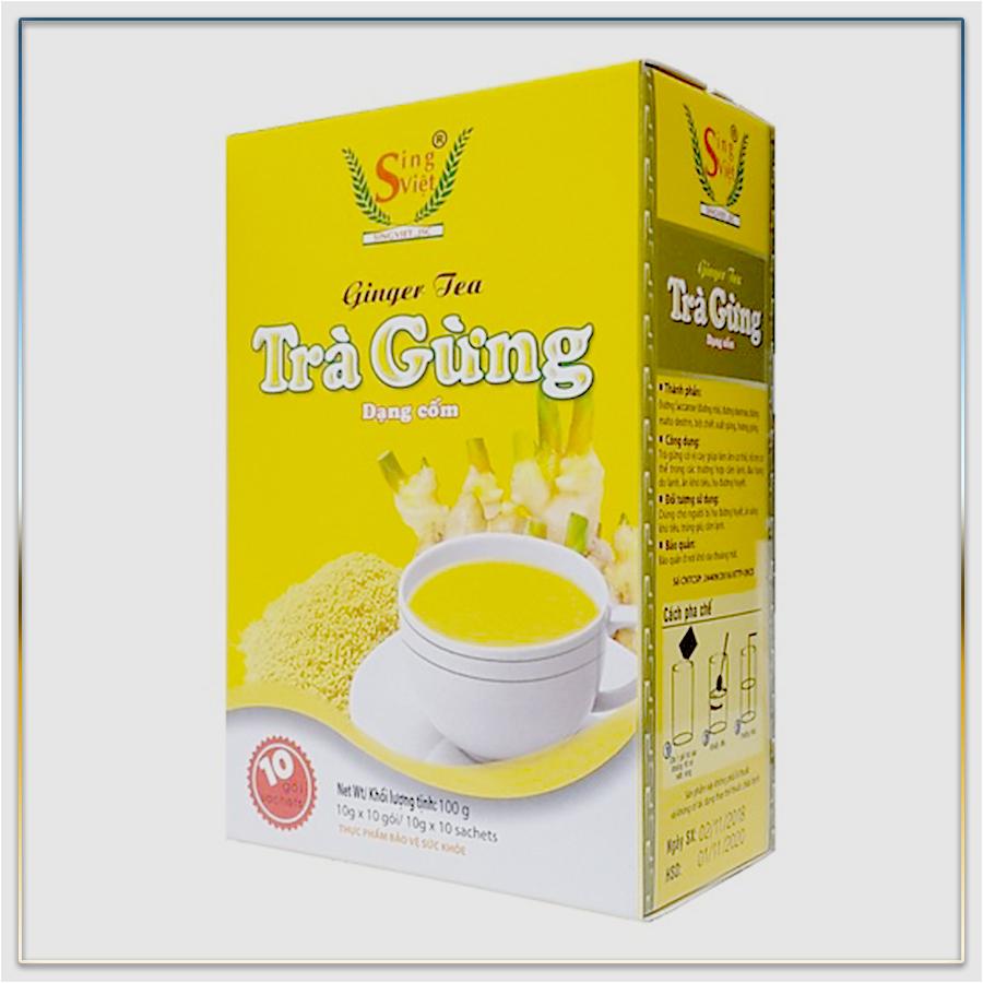 Trà gừng dạng cốm Sing Việt 100g - Tâm Dược Thảo