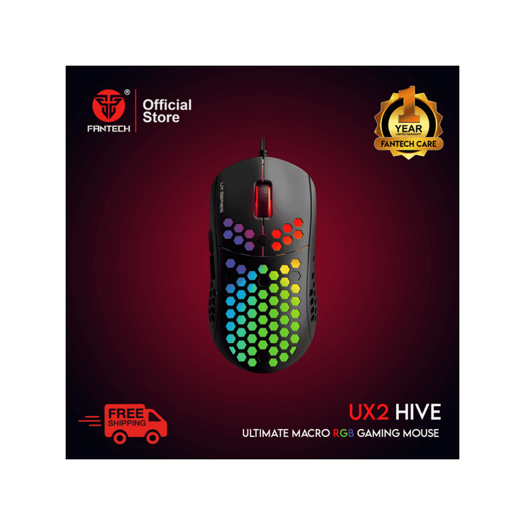 Chuột chơi Game FANTECH HIVE UX2 - Bảo Hành 1 Đổi 1