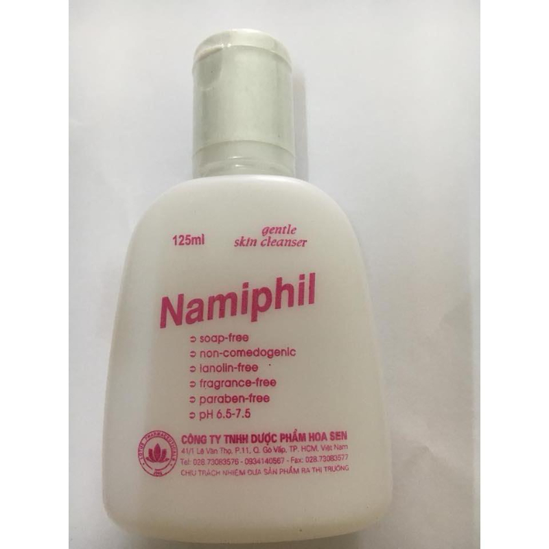 SỮA RỬA CHUYÊN DỤNG NAMIPHIL125ML