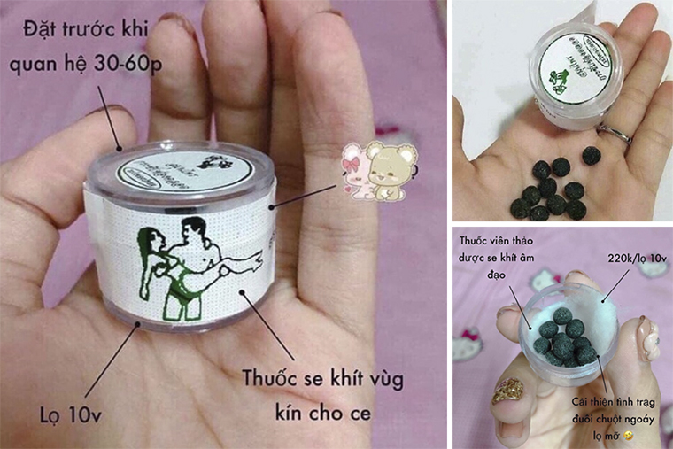 Hộp 10 viên đặt se khít thái lan