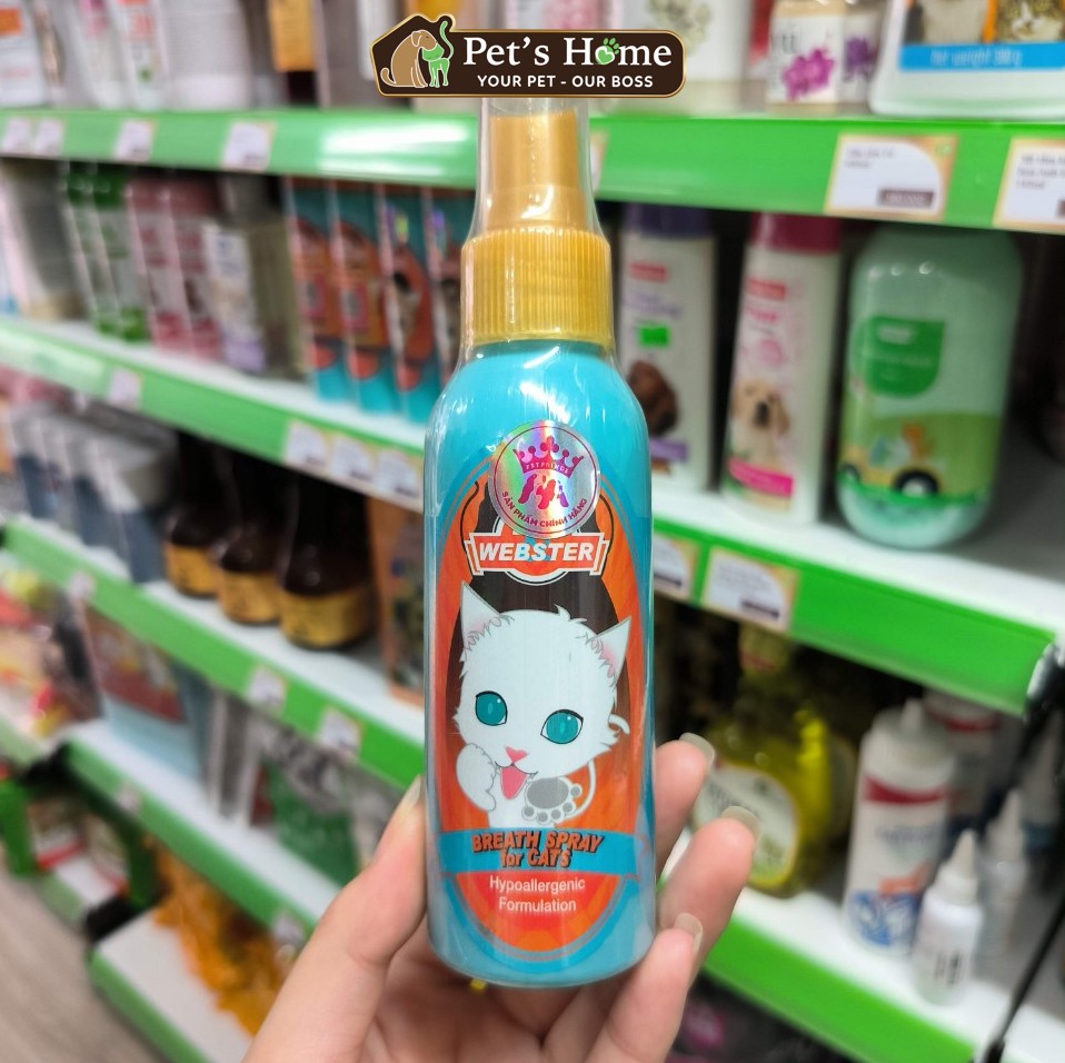 Xịt vệ sinh răng miệng Lee Webster cho mèo 130ml