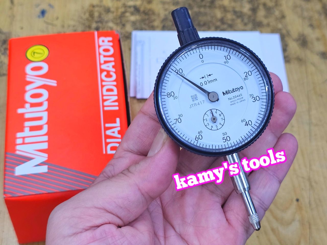 Đồng hồ so 0-10mm và đế từ ( bán lẻ từng món)