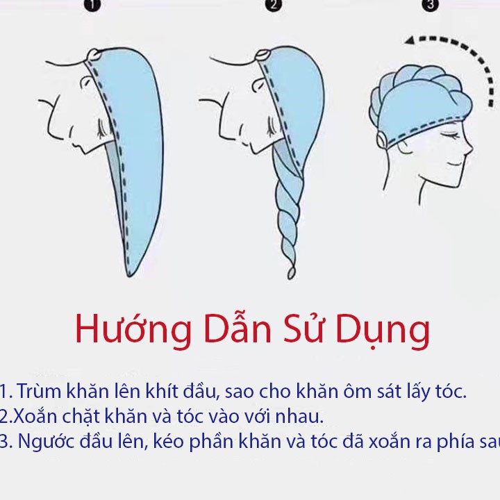 KHĂN Ủ TÓC LÀM KHÔ SIÊU TỐC