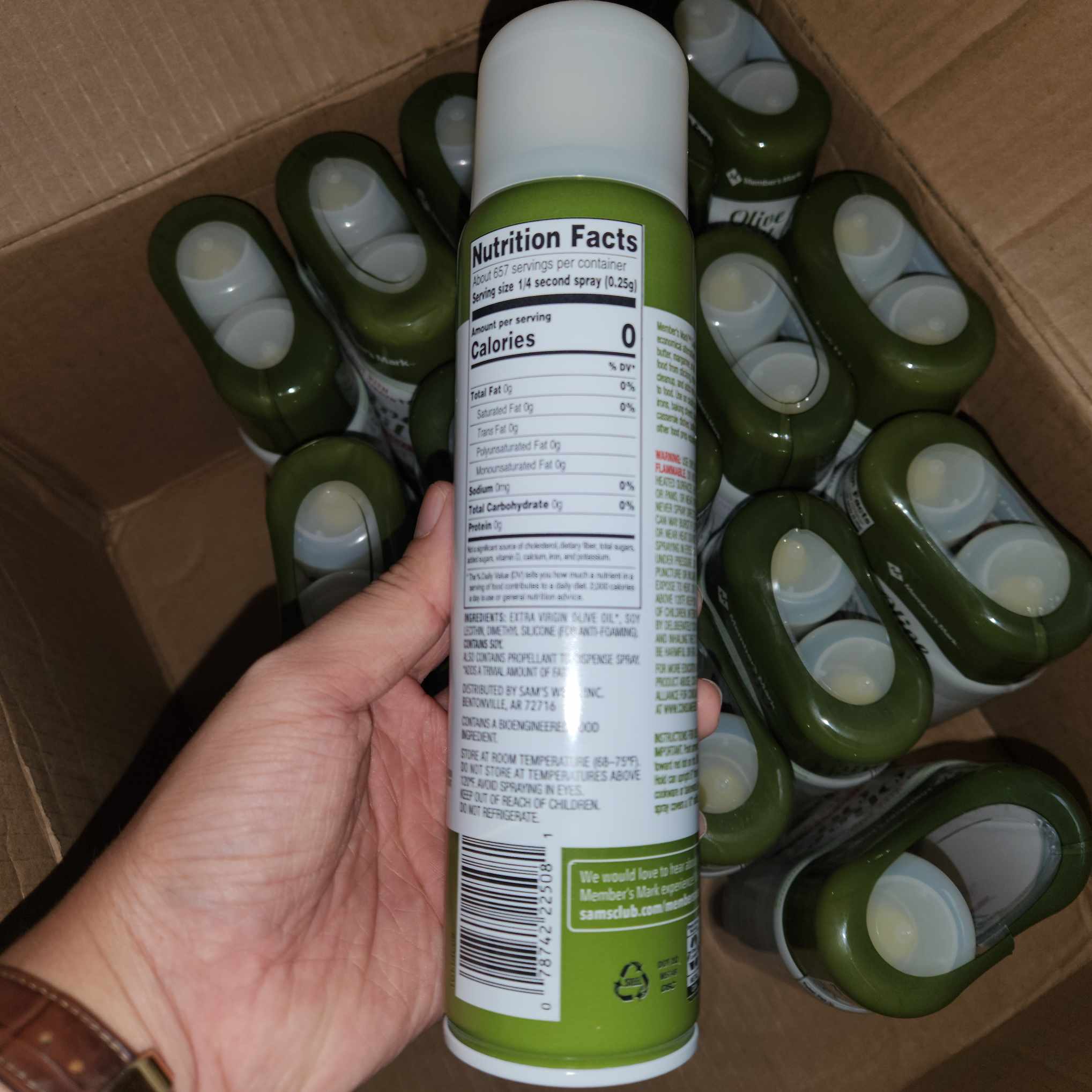 Dầu Xịt Ăn Kiêng Olive Member's Mark - KHÔNG CALO