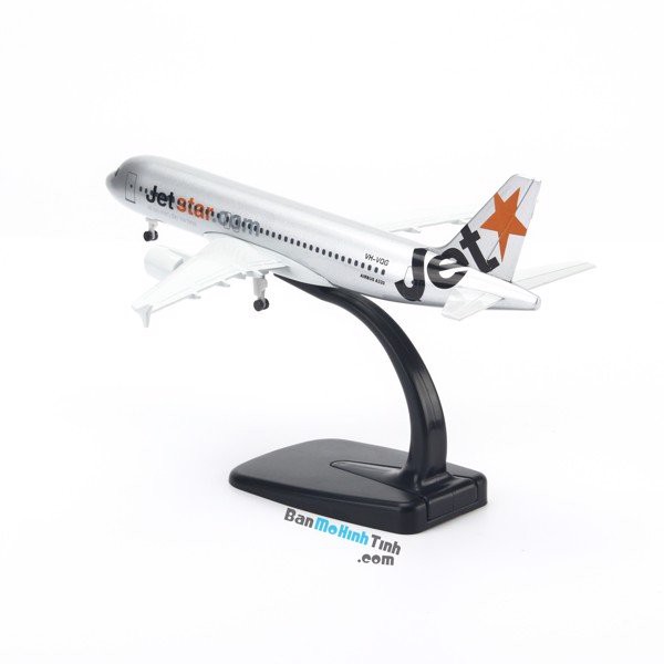 [HCM]Mô hình máy bay Jetstar Airways Airbus A320 20cm Everfly