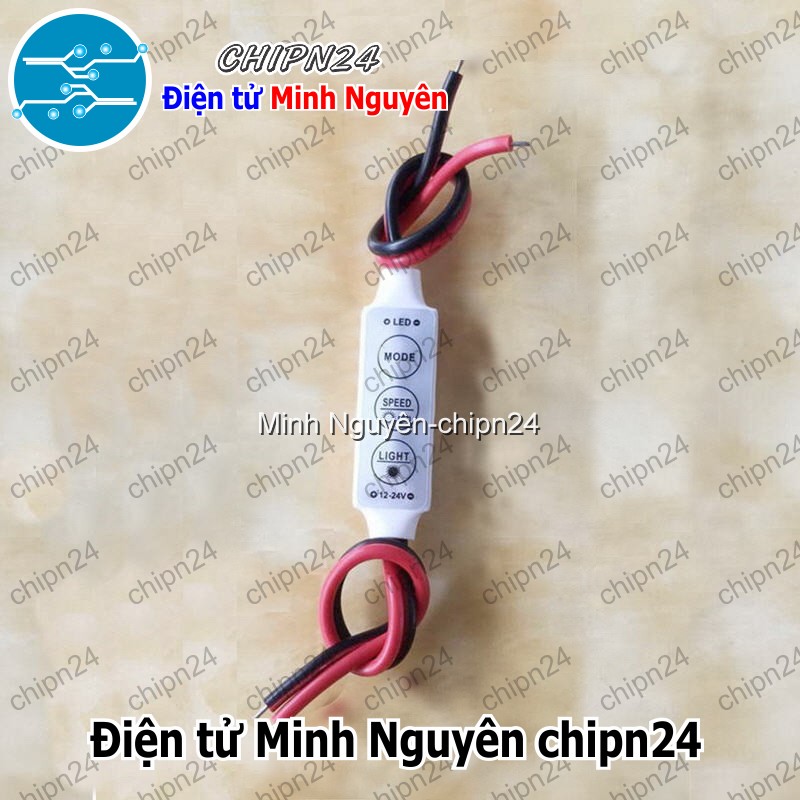 [1 pcs] (A60) Bo Chớp Mini 8 Chế Độ Chớp Dùng Đèn Led 5V12V24V - HH004222